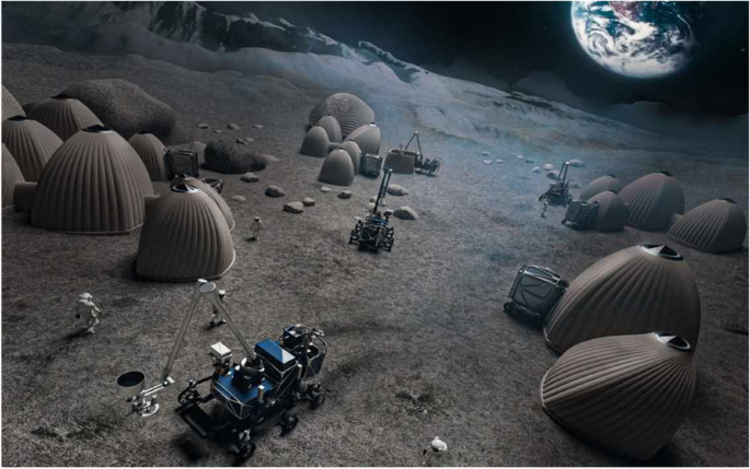 Robotic 3D printed lunar bionic architecture based on lunar regolith  selective laser sintering technology | Architectural Intelligence