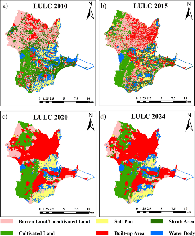 Quantifying spatiotemporal land use land cover change and urban ...