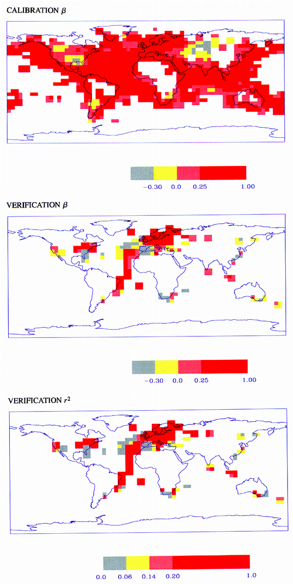 Global Scale Temperature Patterns And Climate Forcing Over The Past Six Centuries Nature