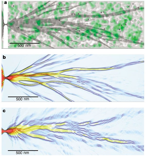Coherent branched flow in a two-dimensional electron gas | Nature
