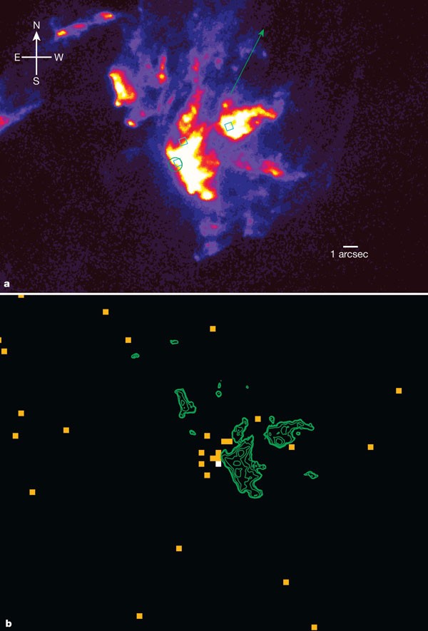 Discovery of X-rays from the protostellar outflow object HH2 | Nature