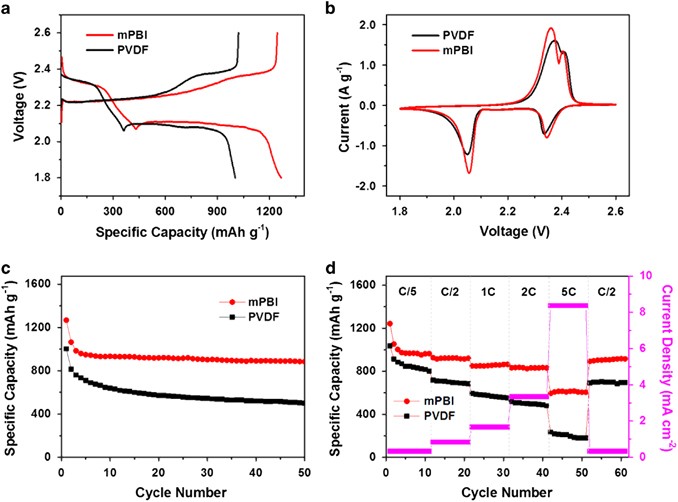 The dual actions of modified polybenzimidazole in taming the polysulfide  shuttle for long-life lithium–sulfur batteries | NPG Asia Materials