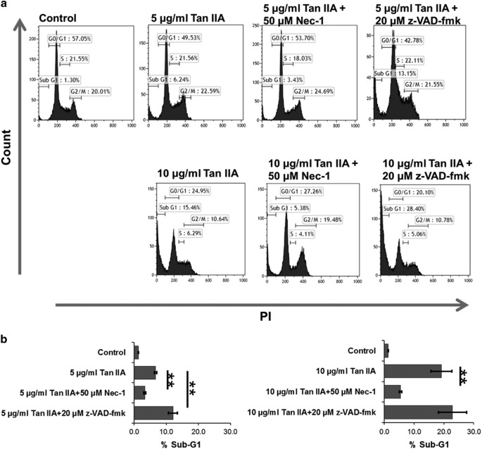 Simultaneous Induction Of Apoptosis And Necroptosis By Tanshinone Iia In Human Hepatocellular Carcinoma Hepg2 Cells Cell Death Discovery