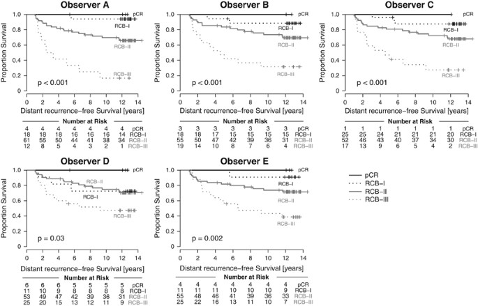 Reproducibility of residual cancer burden for prognostic assessment of  breast cancer after neoadjuvant chemotherapy | Modern Pathology