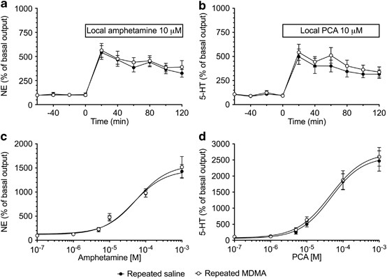 tidligere atom heroin Repeated exposure to MDMA triggers long-term plasticity of noradrenergic  and serotonergic neurons | Molecular Psychiatry
