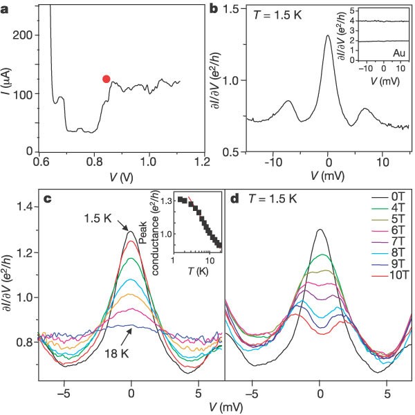 Coulomb Blockade And The Kondo Effect In Single Atom Transistors Nature