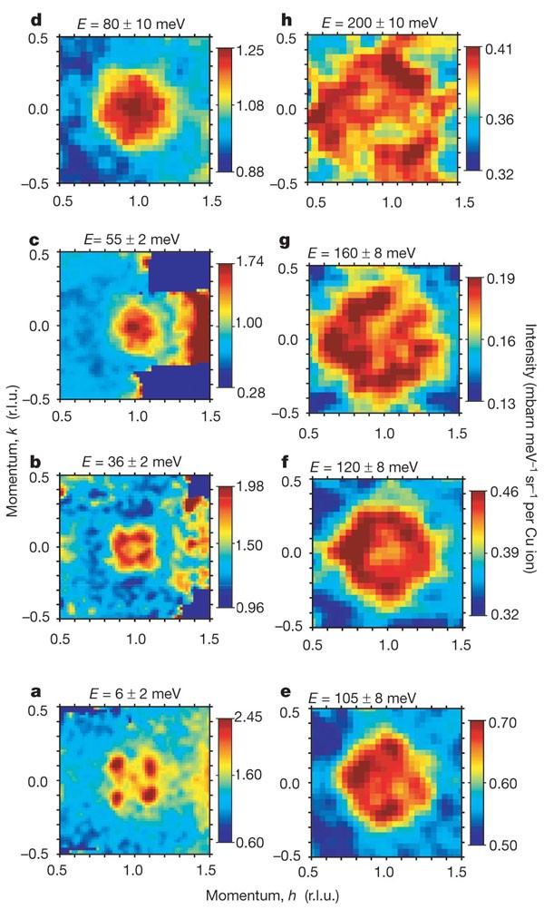 Quantum magnetic excitations from stripes in copper oxide superconductors |  Nature