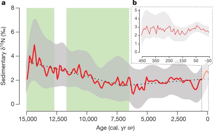 Changes In Global Nitrogen Cycling During The Holocene Epoch Nature
