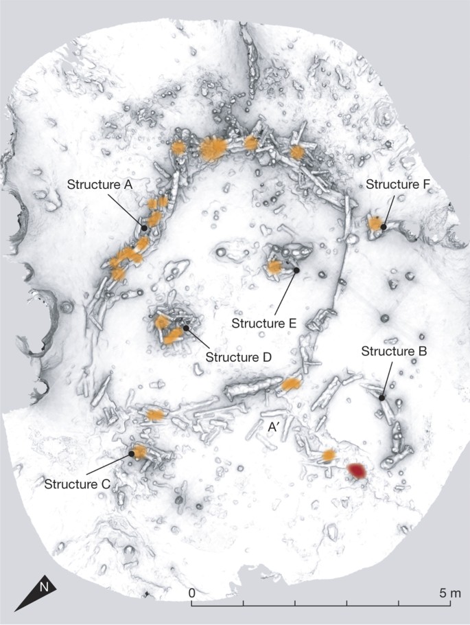 Early Neanderthal constructions deep in Bruniquel Cave in southwestern  France | Nature