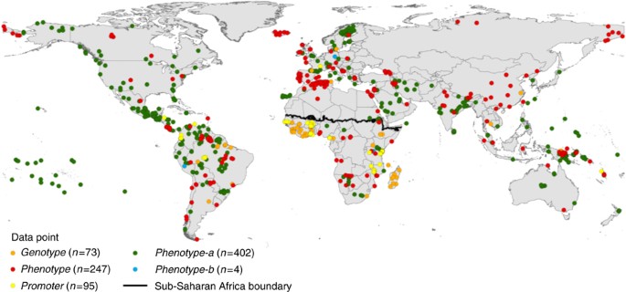 The distribution of the Duffy blood group | Nature