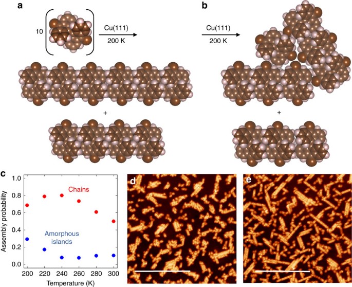 Figure 4: Self-assembly under strong chemical control.