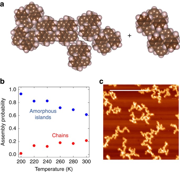 Figure 7: Self-assembly under weak chemical control.