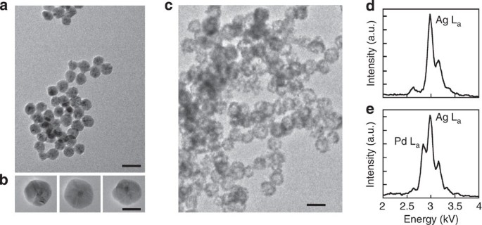In situ liquid-cell electron microscopy of silver–palladium galvanic  replacement reactions on silver nanoparticles | Nature Communications