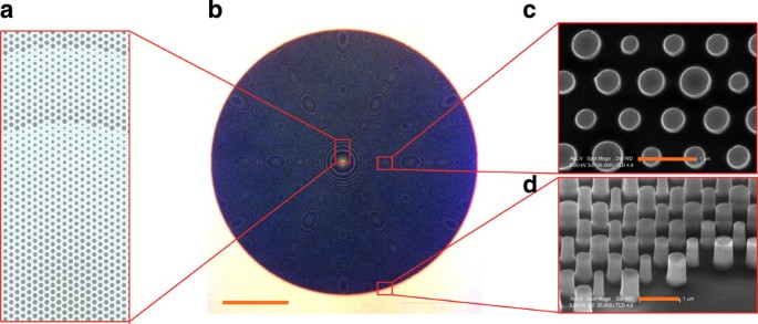 Figure 3: Schematic illustration and images of fabricated HCTA lenses.