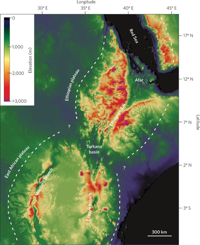 East African Plateau Map East Africa On The Rise | Nature Geoscience