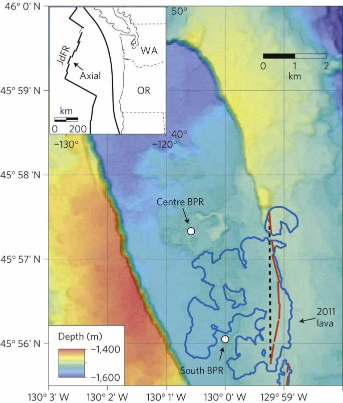 Seafloor Deformation And Forecasts Of The April 11 Eruption At Axial Seamount Nature Geoscience Seafloor Deformation And Forecasts Of The April 11 Eruption At Axial Seamount Nature Geoscience