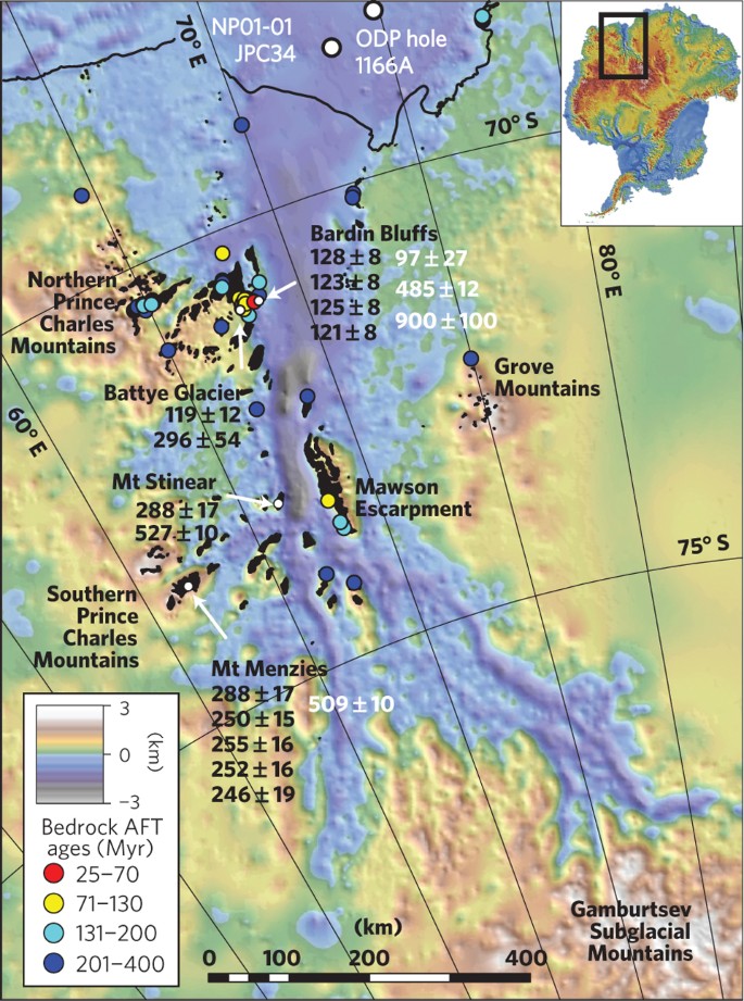 The Contribution Of Glacial Erosion To Shaping The Hidden Landscape Of East Antarctica Nature Geoscience