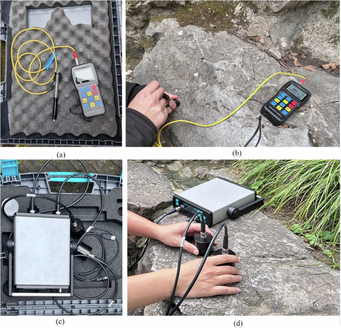 Fig. 7: Photographs of the site survey.