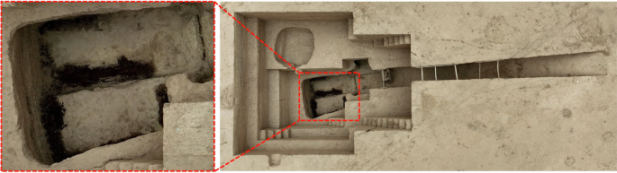 Fig. 4: The outer coffin of M12 of Badam Eastern Cemetery.