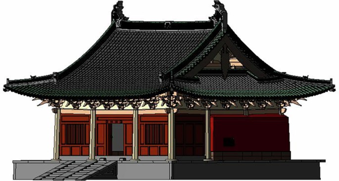 Fig. 16: Information model of the Main Hall of Chuzu Temple.