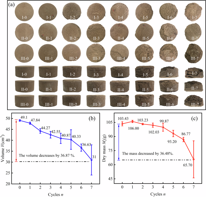 Fig. 3: Macroscopic characteristics of sandstone samples.