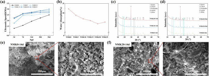 Fig. 4: Compactness and microstructure of NHL-based mortars.