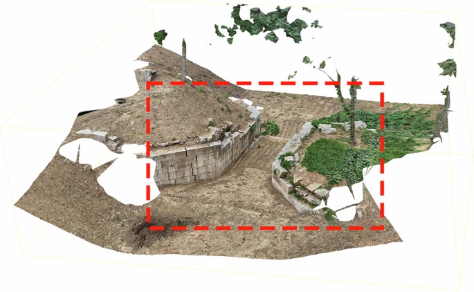 Fig. 10: 3D point cloud model of Xujian Doumen.