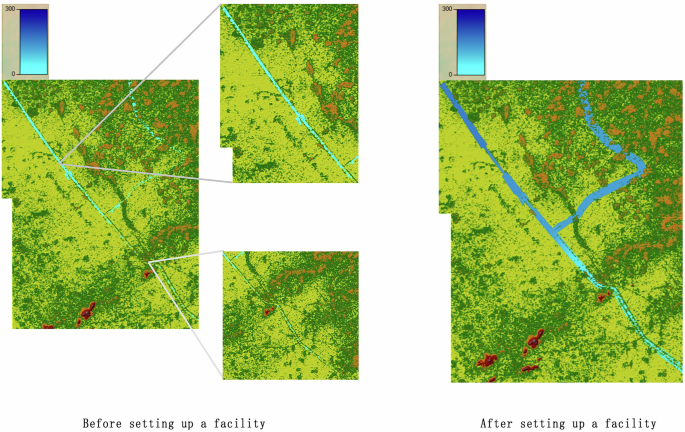 Fig. 17: Channel water volume simulation diagram.
