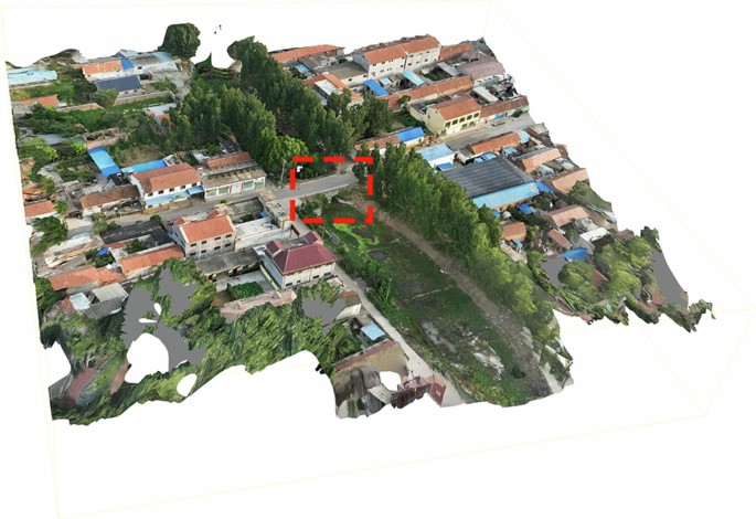 Fig. 8: 3D point cloud model of Shili Sluic.
