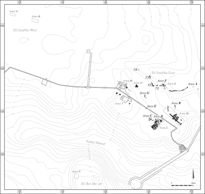 Fig. 1: Excavation site at Tell Iẓṭabba.