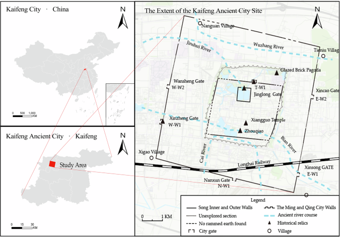 Fig. 2: The location of the study area.