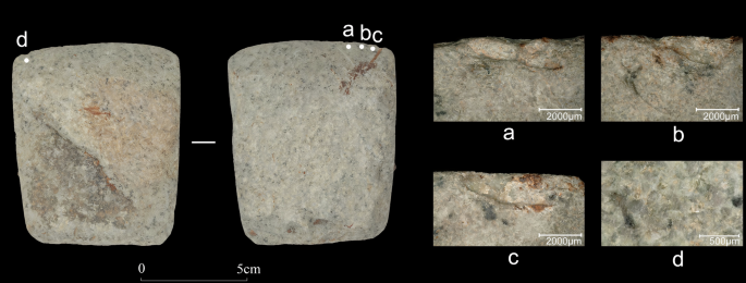 Fig. 10: Use-wear on stone axe No. 2018SZKTN6E5T1905③:1.