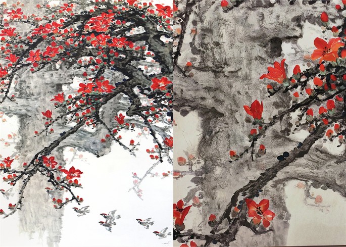 Fig. 1: Images of Cantonese embroidery works.