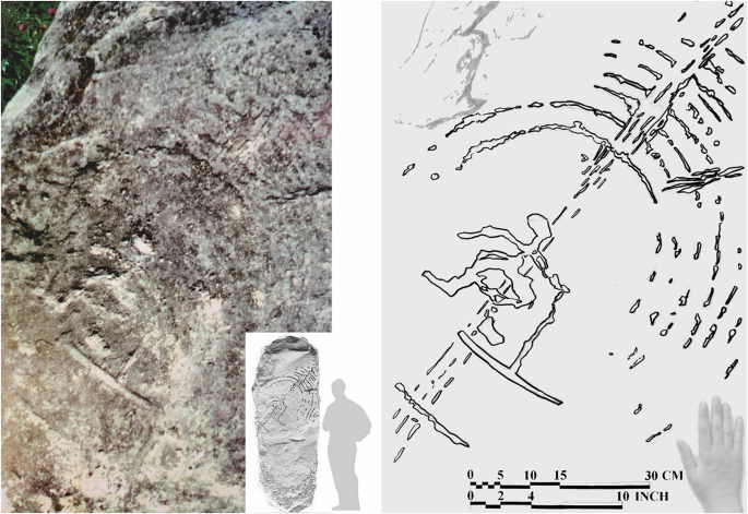 Fig. 6: The reconstruction of the engraving on stone number 7.