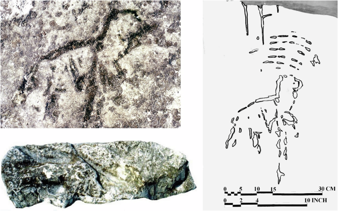Fig. 7: Reconstruction of the engraving on stone number 3.