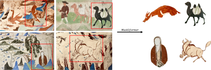 Fig. 3: Data preprocessing and mural element separation.
