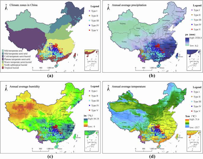 Fig. 16: Climate-influenced Ganlan distribution.