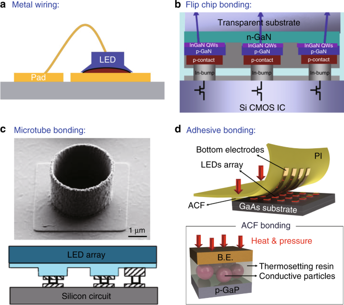 Micro Light Emitting Diodes With Quantum Dots In Display Technology Light Science Applications