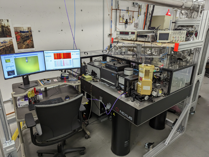 Fig. 2: A multi-THz nanoscope at NSLS-II at Brookhaven National Laboratory as a user facility.