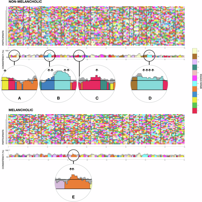 Fig. 4: Brain state dynamics during movie viewing.