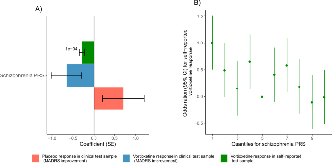 Polygenic heterogeneity in antidepressant treatment and placebo response