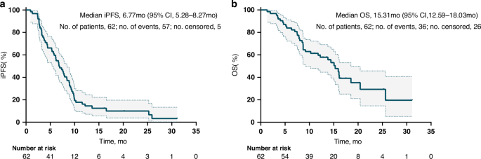 Fig. 1: Kaplan–Meier curves of survival analysis in patients with NSCLC who experienced LM.