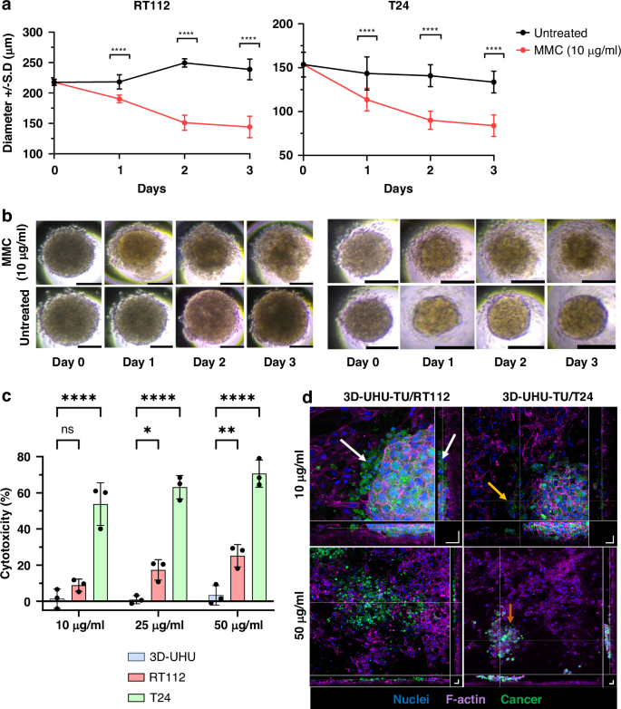Fig. 3: MMC treatment of 3D-UHU-TU components and complete models.