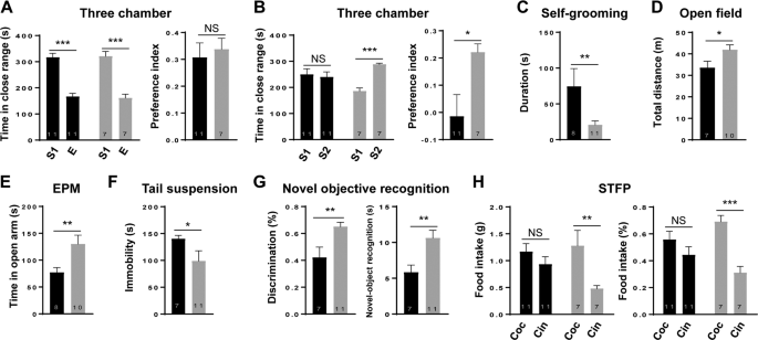 Fig. 4: Targeted DNA methylation of Mecp2 caused ASD-Like phenotypes in mice.