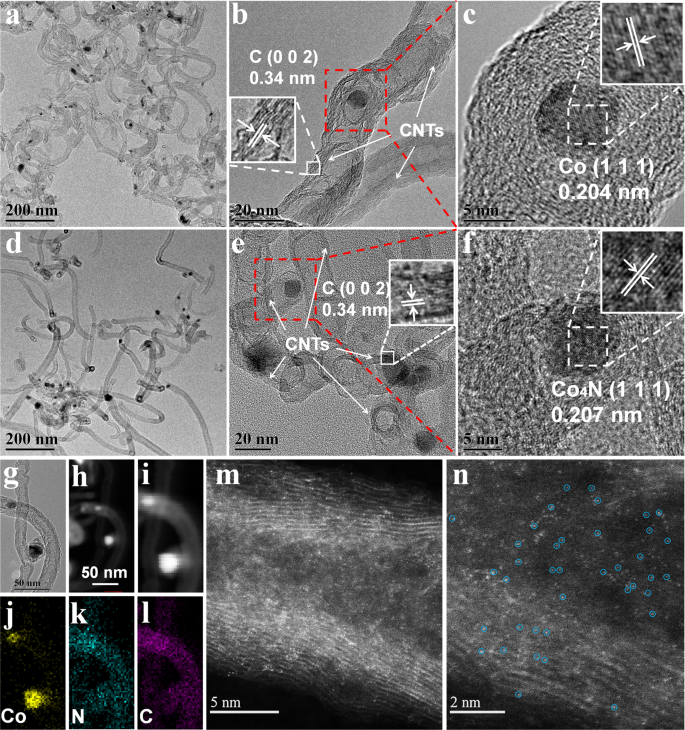 Tailoring The D Band Center Of N Doped Carbon Nanotube Arrays With Co 4 N Nanoparticles And Single Atom Co For A Superior Hydrogen Evolution Reaction Npg Asia Materials