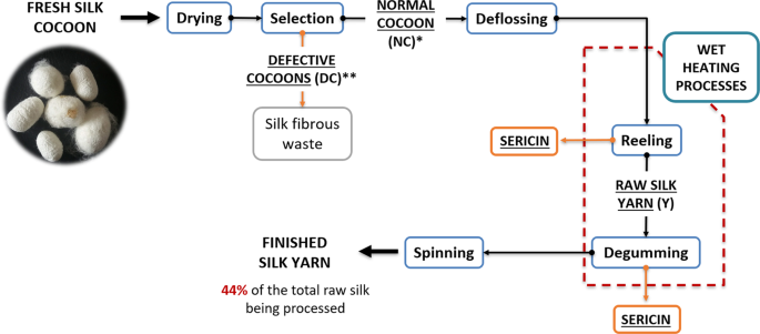 Boosting Sericin Extraction Through Alternative Silk Sources Polymer Journal