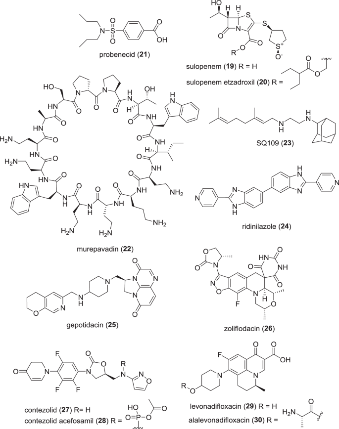 Antibiotics In The Clinical Pipeline In October 19 The Journal Of Antibiotics