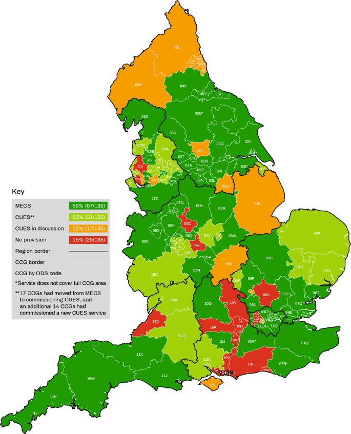 Clinical Commissioning Groups Map A Catalyst For Change | Eye