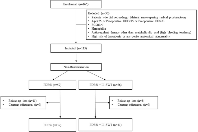 Fig. 1: Consort flow chart for study participation.