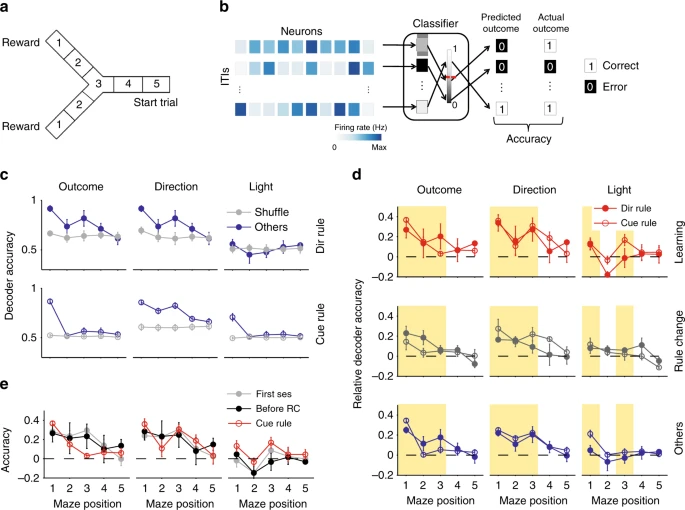 An ensemble code in medial prefrontal cortex links prior events to outcomes during learning
